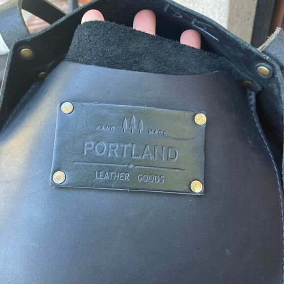 Portland Leather Company TOTE BAG size Medium black - Picture 9 of 9